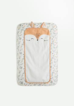 Puériculture-Housse de matelas à langer + tapis de change frimousse