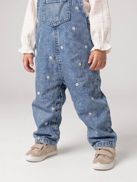 Salopette bébé denim stone 8 - vertbaudet enfant 