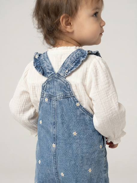 Salopette bébé denim stone 10 - vertbaudet enfant 