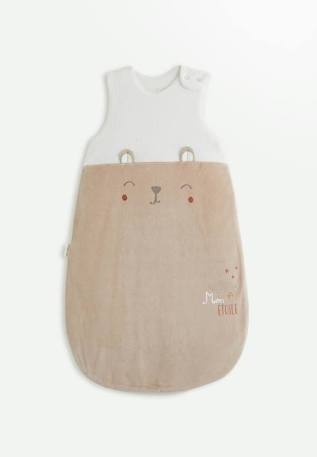 Gigoteuse d'hiver en velours eliah Ecru 1 - vertbaudet enfant 