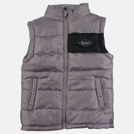 Doudoune  sans manches garçon Gris+Kaki+Marine+Noir 3 - vertbaudet enfant 