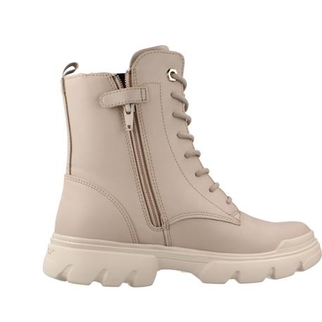 Bottes fille modèle j junette girl Beige+Noir 1 - vertbaudet enfant 