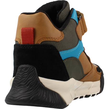 Bottes garçon en cuir flexyper pro Bleu c0033+Marron c2ga3+Marron c6fn6 9 - vertbaudet enfant 