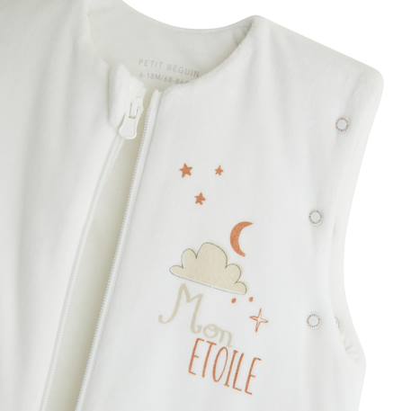 Gigoteuse hiver en velours avec manches amovibles eliah Ecru 5 - vertbaudet enfant 