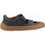 Sandale enfant cuir à scratch Bleu 1 - vertbaudet enfant 