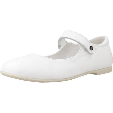 Derby enfant cuir darling Blanc+Blanc blanco 10 - vertbaudet enfant 