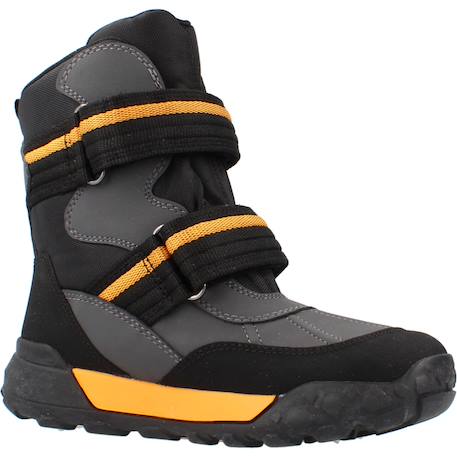 Bottes garçon en textile eclair Gris c0036 5 - vertbaudet enfant 