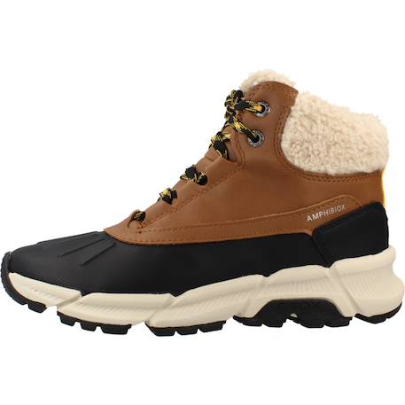 Bottines garçon zippées j flexyper plus Bleu+Marron c0324 8 - vertbaudet enfant 