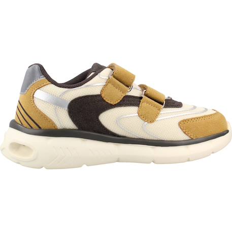 Derbies garçon en textile Beige 260+Bleu 800 1 - vertbaudet enfant 