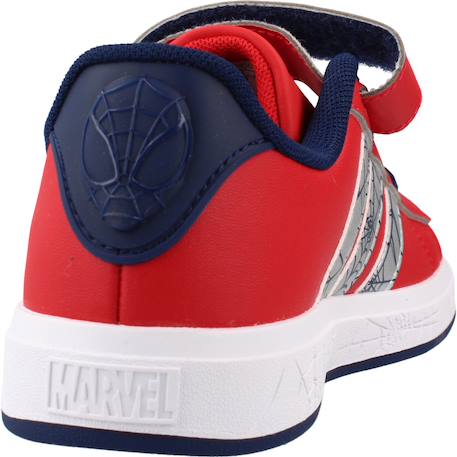 Basket garçon modèle grand court Spider-Man Rouge+Rouge rubpur 9 - vertbaudet enfant 