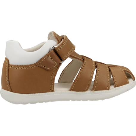 Sandales garçon en cuir s.macchia Marron ct61z 1 - vertbaudet enfant 