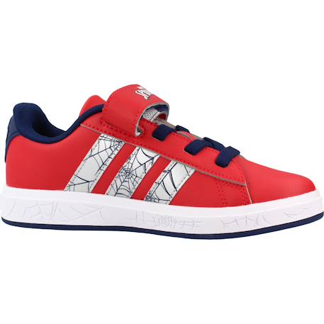 Basket garçon modèle grand court Spider-Man Rouge+Rouge rubpur 11 - vertbaudet enfant 