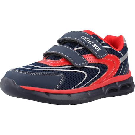Derbies garçon en textile Beige 260+Bleu 800 10 - vertbaudet enfant 
