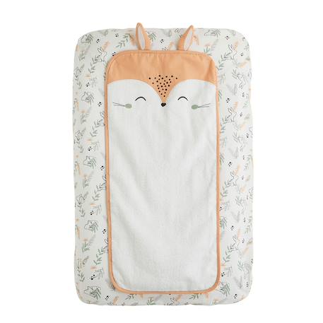 Housse de matelas à langer + tapis de change frimousse Ecru 2 - vertbaudet enfant 