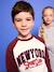 T-shirt manches longues raglan garçon bordeaux 7 - vertbaudet enfant 
