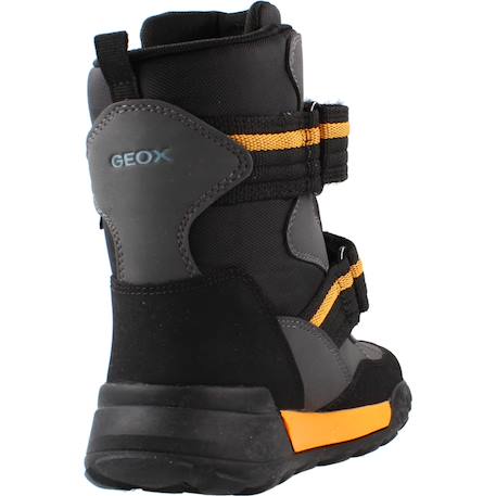 Bottes garçon en textile eclair Gris c0036 3 - vertbaudet enfant 