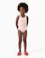 Maillot de bain à rayures et imprimé à l'avant Blanc 2 - vertbaudet enfant 