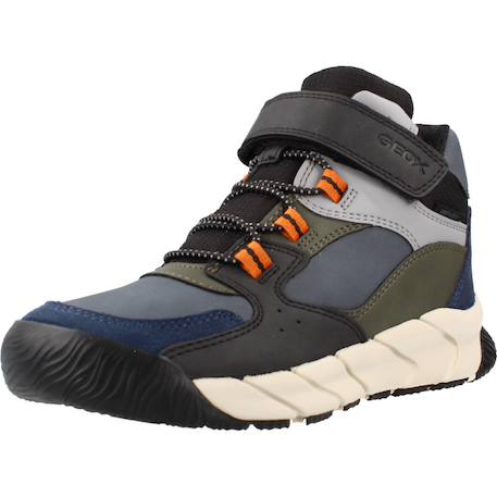 Bottes garçon en cuir flexyper pro Bleu c0033+Marron c2ga3+Marron c6fn6 4 - vertbaudet enfant 