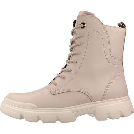 Bottes fille modèle j junette girl Beige+Noir 2 - vertbaudet enfant 