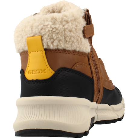 Bottines garçon zippées j flexyper plus Bleu+Marron c0324 9 - vertbaudet enfant 