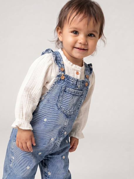 Salopette bébé denim stone 7 - vertbaudet enfant 