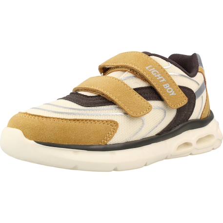 Derbies garçon en textile Beige 260+Bleu 800 4 - vertbaudet enfant 