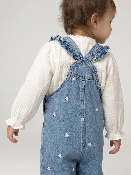 Salopette bébé denim stone 9 - vertbaudet enfant 