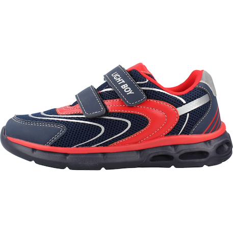 Derbies garçon en textile Beige 260+Bleu 800 8 - vertbaudet enfant 