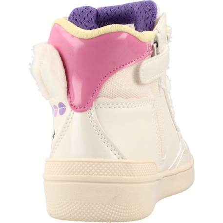 Basket fille modèle j56hxe 0bckn Blanc c1m0g 3 - vertbaudet enfant 