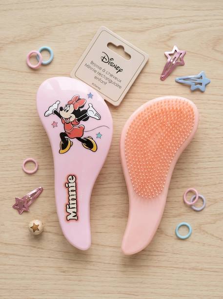 Brosse à cheveux minnie rectangulaire enfant Rose 2 - vertbaudet enfant 
