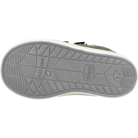 Basket garçon modèle frederic Bleu 820+Imprimé animalier 670+Noir 800 12 - vertbaudet enfant 