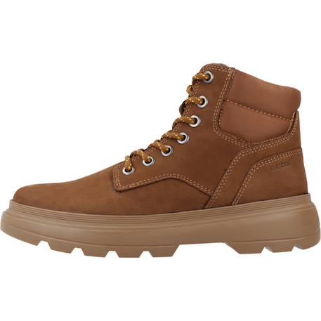 Bottes garçon modèle j kiddartah boy Bleu c0045+Marron c6002 8 - vertbaudet enfant 