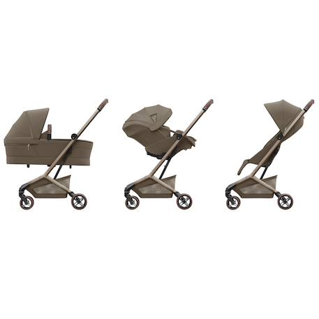 Poussette ultra compacte fame cabin Black onyx+Copper terra+Oak truffle+Sapphire sand 15 - vertbaudet enfant 