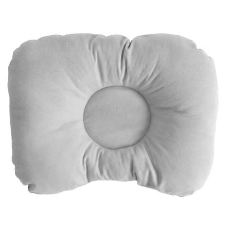 Coussin ergonomique bébé en gaze de coton eucalyptus Eucalyptus, vert, gris 4 - vertbaudet enfant 