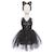 Déguisement enfant – robe chat noir avec bandeau oreilles Noir 2 - vertbaudet enfant 