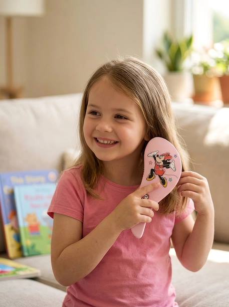Brosse à cheveux minnie rectangulaire enfant Rose 3 - vertbaudet enfant 