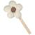 Attache tétine fleur moumoute Beige, marron+Marron, beige 1 - vertbaudet enfant 