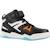 Baskets montantes à scratch Blanc c0050+Noir c0038+Noir orange 11 - vertbaudet enfant 