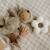 Attache tétine fleur moumoute Beige, marron+Marron, beige 5 - vertbaudet enfant 