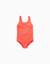 Maillot de bain avec motif d'étoiles en bouclé Corail clair 1 - vertbaudet enfant 