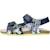 Sandales garçon modèle fiume Bleu 800+Bleu 820+Noir 810 8 - vertbaudet enfant 