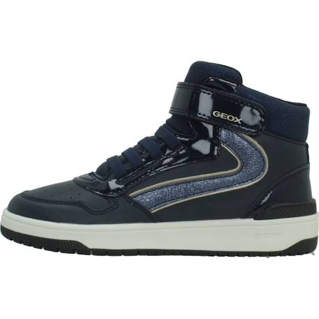 Basket garçon modèle j56hxa 05402 Bleu c4256+Noir c0922 2 - vertbaudet enfant 