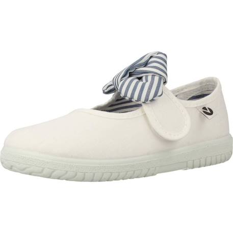 Basket fille modèle 105110 Beige beige+Blanc blanco+Rouge rojo 10 - vertbaudet enfant 