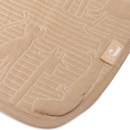 Couverture en coton jungle jambo biscuit-oatmeal (100 x 150 cm) Beige, marron 5 - vertbaudet enfant 