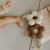 Attache tétine fleur moumoute Beige, marron+Marron, beige 9 - vertbaudet enfant 