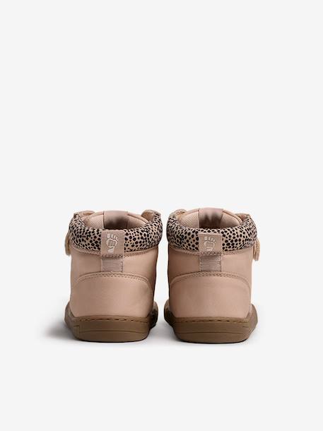 Bottines filles synthétique fermeture éclair barefoot Rose 5 - vertbaudet enfant 