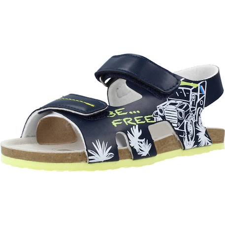 Sandales garçon modèle fiume Bleu 800+Bleu 820+Noir 810 10 - vertbaudet enfant 