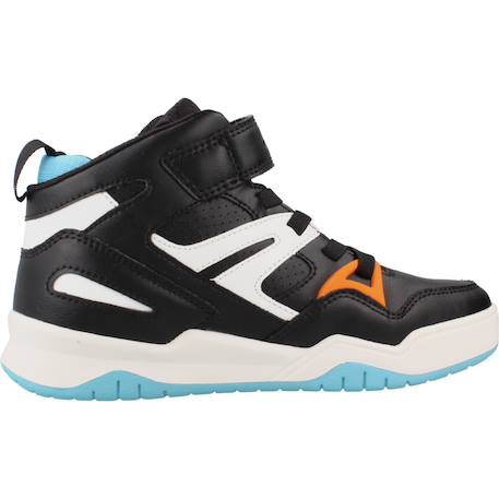Baskets montantes à scratch Blanc c0050+Noir c0038+Noir orange 7 - vertbaudet enfant 