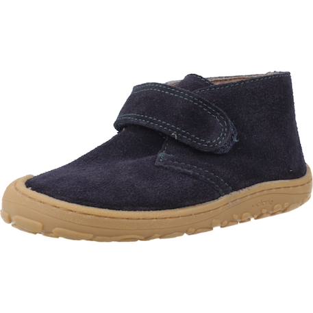 Bottes garçon en cuir Bleu marino 4 - vertbaudet enfant 