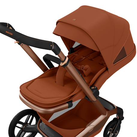Poussette ultra confortable fame Copper terra+Moon graphite+Oak truffle+Sapphire sand 3 - vertbaudet enfant 
